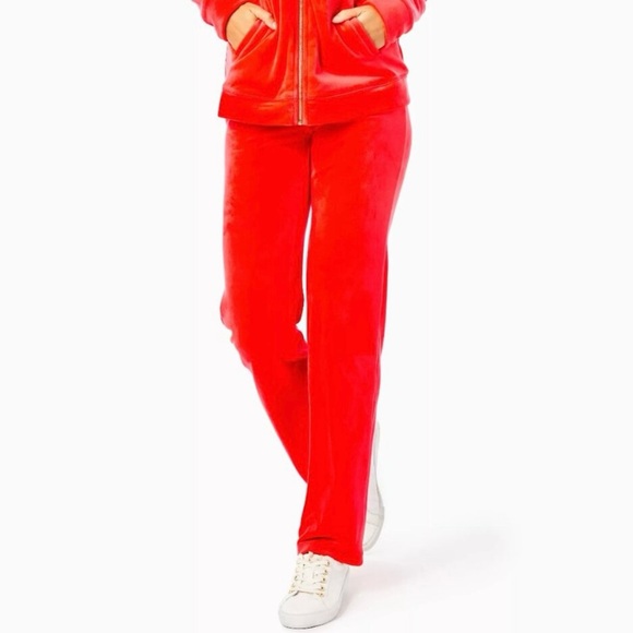 Lilly Pulitzer Women's Velour Pants! - Picture 2 of 11
